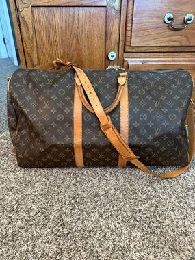 Louis Vuitton Monogram Canvas Keepall  Bandouliere 55